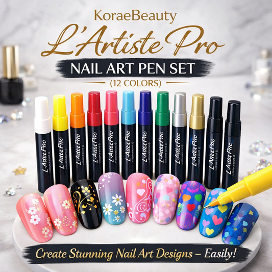 KoraeBeauty L’Artiste Pro Nail Art Pen Set (12 Colors)